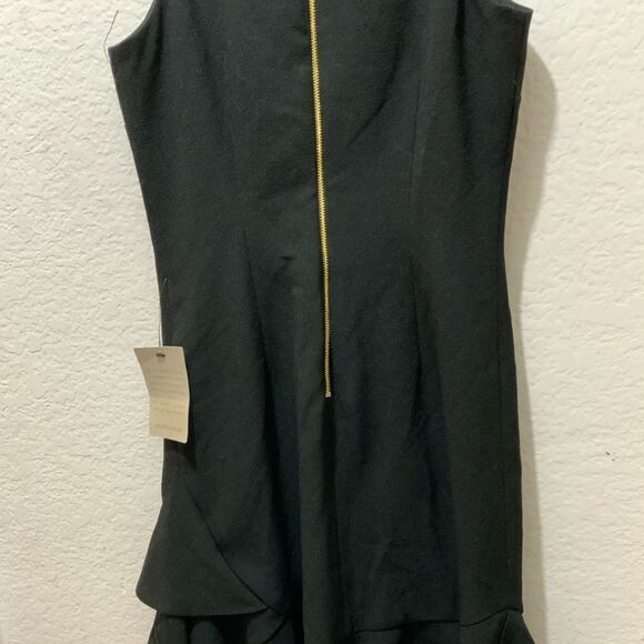 CHELSEA28 Nordstrom sleeveless Fit & Flare Black lined Dress Size 0 - Picture 5 of 6